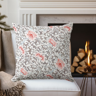 Cojín Decorativo Elegante botánico vintage en colores neutros