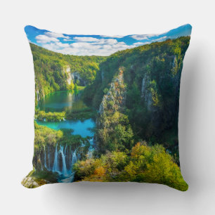 Cojín Decorativo Elegante cascada escénica, Croacia
