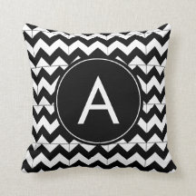 Elegante Chevron blanco y negro