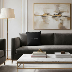 Cojín Decorativo Elegante chic moderno genial blanco y negro