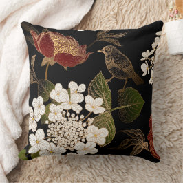 Cojín Decorativo Elegante Chinoiserie inspirada en floraciones flor