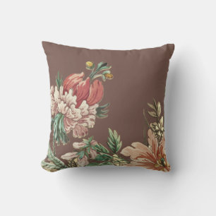 Cojín Decorativo Elegante color de agua floral