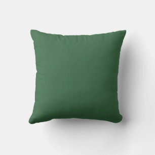 Cojín Decorativo Elegante color verde sólido