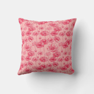 Cojín Decorativo Elegante Colorido Estiloso Romántico Floral Chic