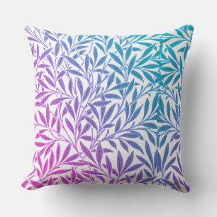 Cojín Decorativo Elegante combinación de colores azul y rosa en el 