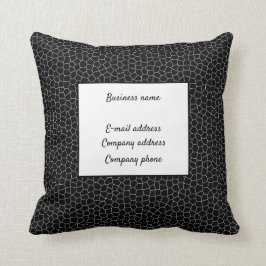 Cojín Decorativo Elegante cuero de vidrio manchado