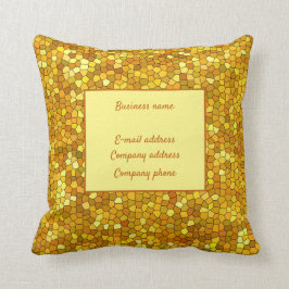 Cojín Decorativo Elegante cuero de vidrio manchado