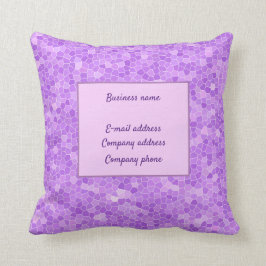 Cojín Decorativo Elegante cuero de vidrio manchado