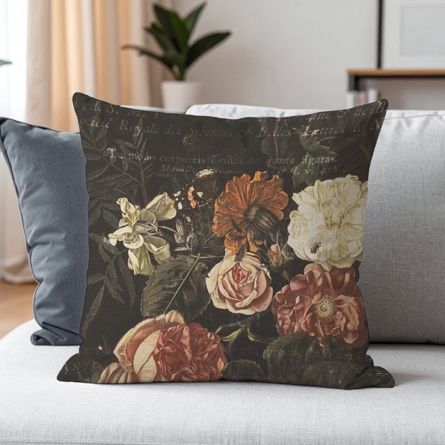 Cojín Decorativo Elegante Cushion de flores florales antiguas (Subido por el creador)