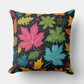 Cojín Decorativo Elegante Cushion De Foliage De Otoño