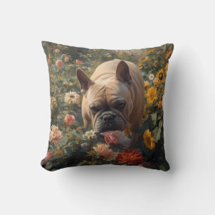 Cojín decorativo elegante de Bulldog francés