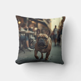 Cojín decorativo elegante de Bulldog francés