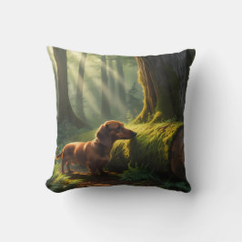 Cojín decorativo elegante de Dachshund