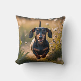 Cojín decorativo elegante de Dachshund