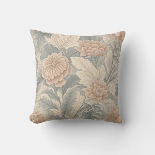 Cojín Decorativo Elegante, de inspiración vintage, floral suave y d