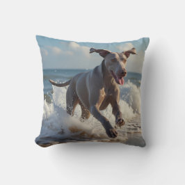 Cojín decorativo elegante de Weimaraner