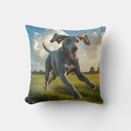 Cojín decorativo elegante de Weimaraner