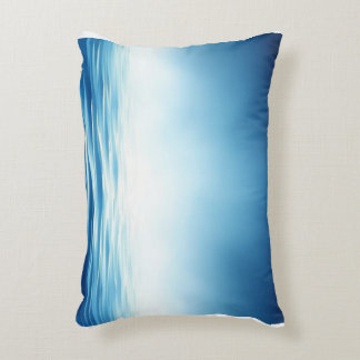 Cojín Decorativo Elegante degradado de océano azul