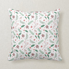 Cojín decorativo elegante del estampado de flores