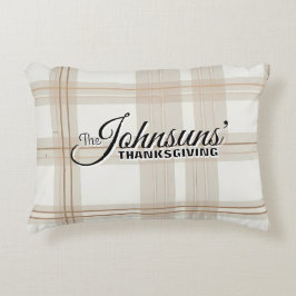 Cojín Decorativo Elegante Día de Acción de Gracias de Otoño