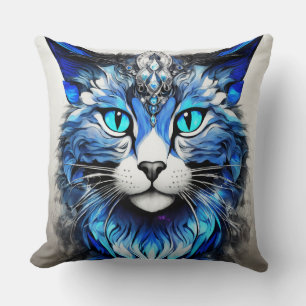 Cojín Decorativo Elegante diseño de gato