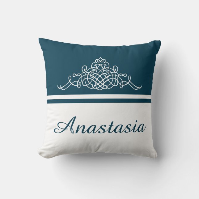 Cojín Decorativo Elegante diseño floral (Anverso)