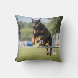 Cojín decorativo elegante Doberman Pinscher