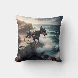 Cojín decorativo elegante Doberman Pinscher