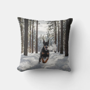 Cojín decorativo elegante Doberman Pinscher