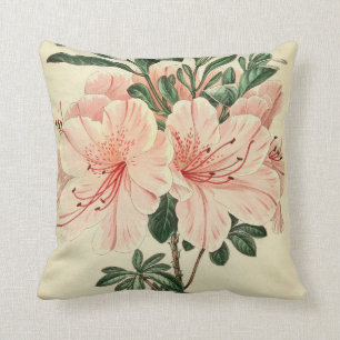 Cojín Decorativo elegante durazno Vintage floral decoración de hoga