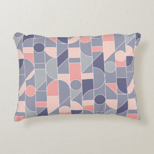 Cojín Decorativo Elegante estilo retro rosa y patrón irreprochable 