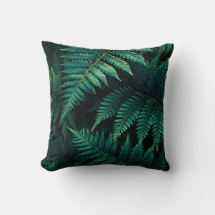 Cojín Decorativo Elegante Estilo Verde Botánico Cottage Hojas