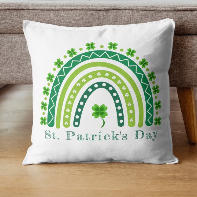 Cojín Decorativo Elegante Fiesta de San Patricio (Elegant St. Patrick's Day Party Throw Pillow
)
