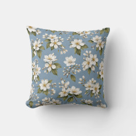 Cojín Decorativo Elegante Flor de Azahar
