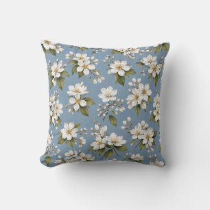 Cojín Decorativo Elegante Flor de Azahar