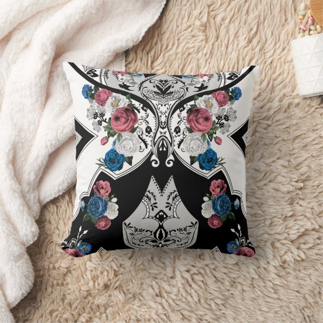 Cojín Decorativo Elegante Floral  (Manta)