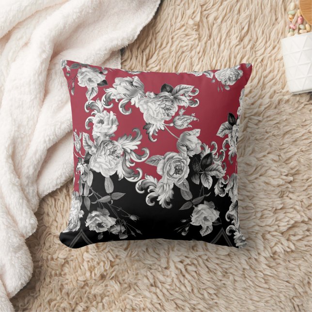 Cojín Decorativo Elegante Floral  (Manta)