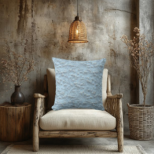 Cojín Decorativo Elegante Floral Falso Bordado – Decoración Lujosa