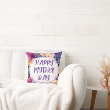 Elegante Floral Feliz Día de la Madre Personalizad