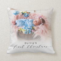 Elegante foto primera carta navideña