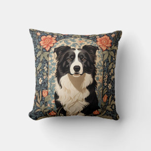 Cojín Decorativo Elegante frontera inspirada por el Collie William 