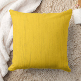 Cojín Decorativo Elegante grano de madera amarillo mostaza