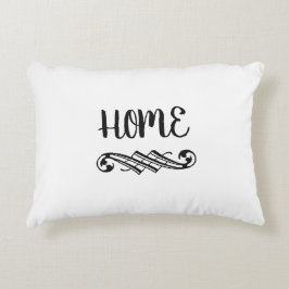 Cojín Decorativo Elegante hogar Pillow en blanco y negro