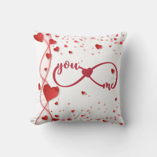 Cojín Decorativo Elegante Infinito Me Ane Por El día de San Valentí