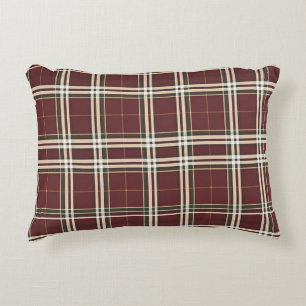 Cojín Decorativo Elegante Inspirado en Tartán