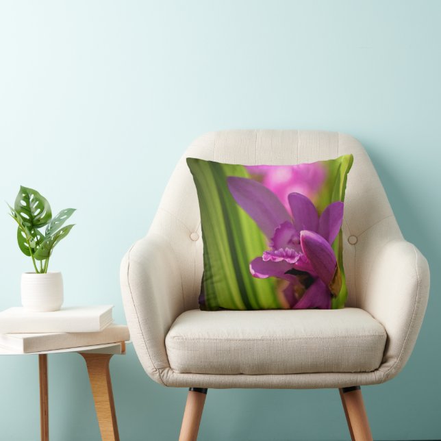 Cojín decorativo elegante - Iris morado pequeño (Silla)