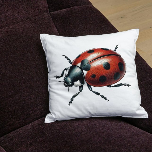 Cojín Decorativo Elegante Ladybug Naturaleza de Ladybird Inspirado  (Subido por el creador)