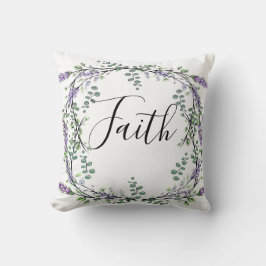 Cojín Decorativo Elegante Lavender eucalipto boho Watercolor