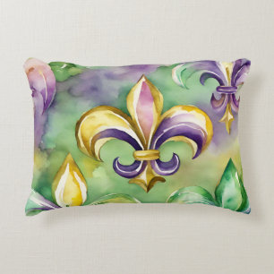Cojín Decorativo Elegante Mardi Gras Pastel