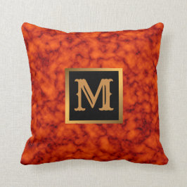 Cojín Decorativo Elegante Mármol moderno oro negro